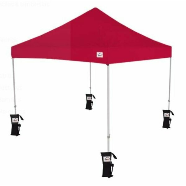 Impact Canopy TL Kit 10 FT x 10 FT  , 210d Top Red , Roller Bag, and 4 Weight Bags 283020204